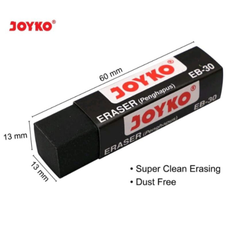 

ERASER/PENGHAPUS JOYKO EB-30 / SOFT ERASER HITAM