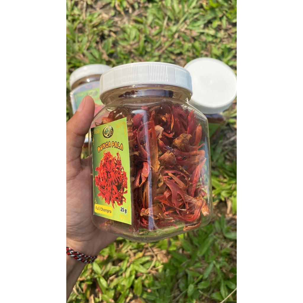 

Bunga Pala Fuli Merah Kering