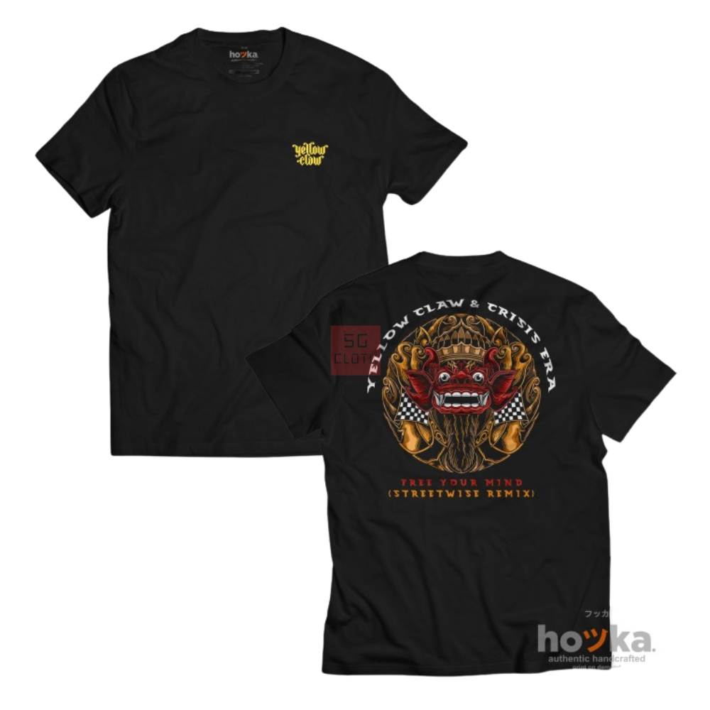 Kaos Yellow Claw HOOKA Distro Premium 24S KAOS DJ YELLOW CLAW
