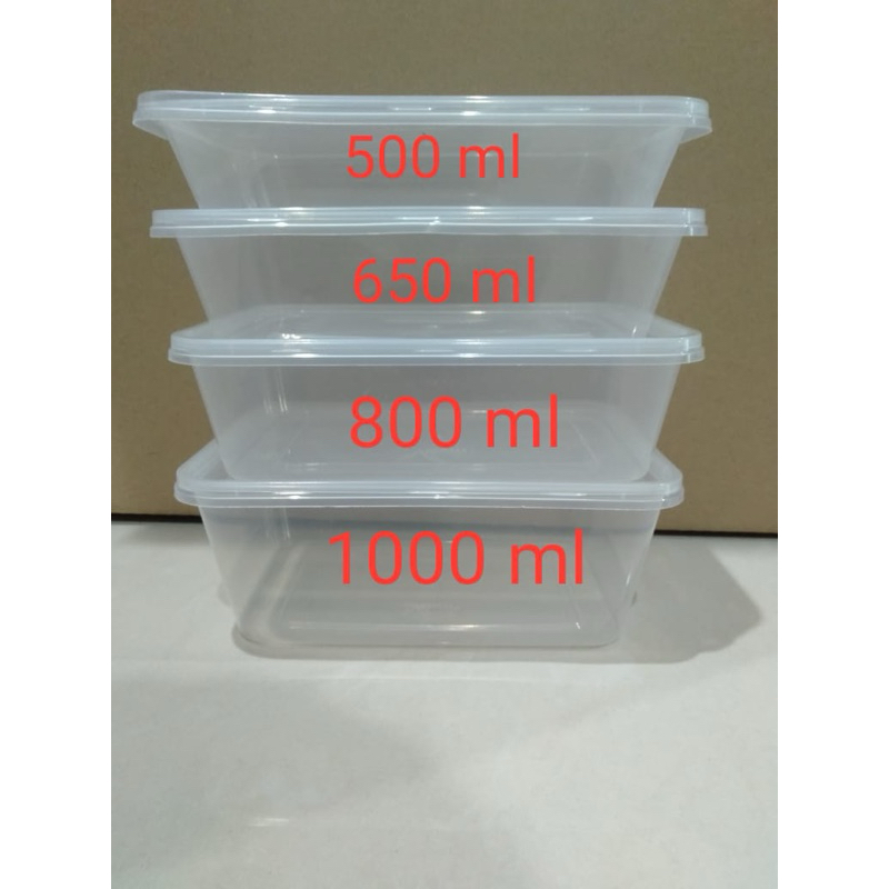 kotak thinwall persegi panjang MEIJI /kotak plastik