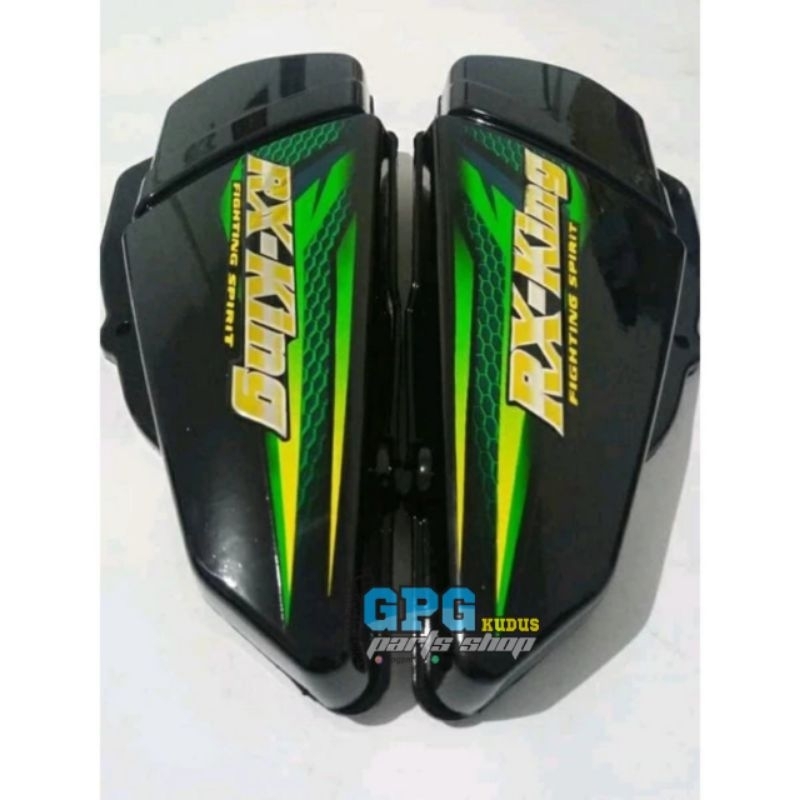 Cover Body Dop Tutup Box Aki RX King 2005 Hijau