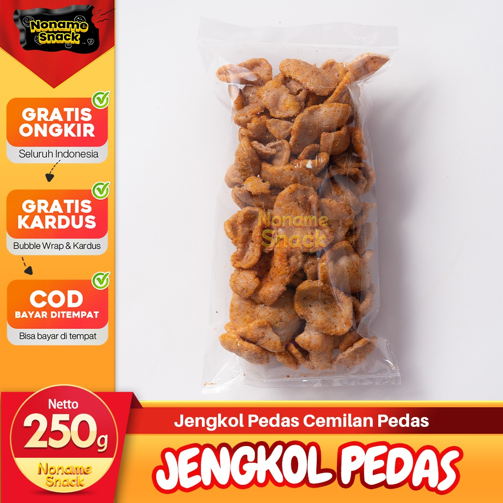 

NoName Snack - Kerupuk Seblak Jengkol Pedas Grosir 250G