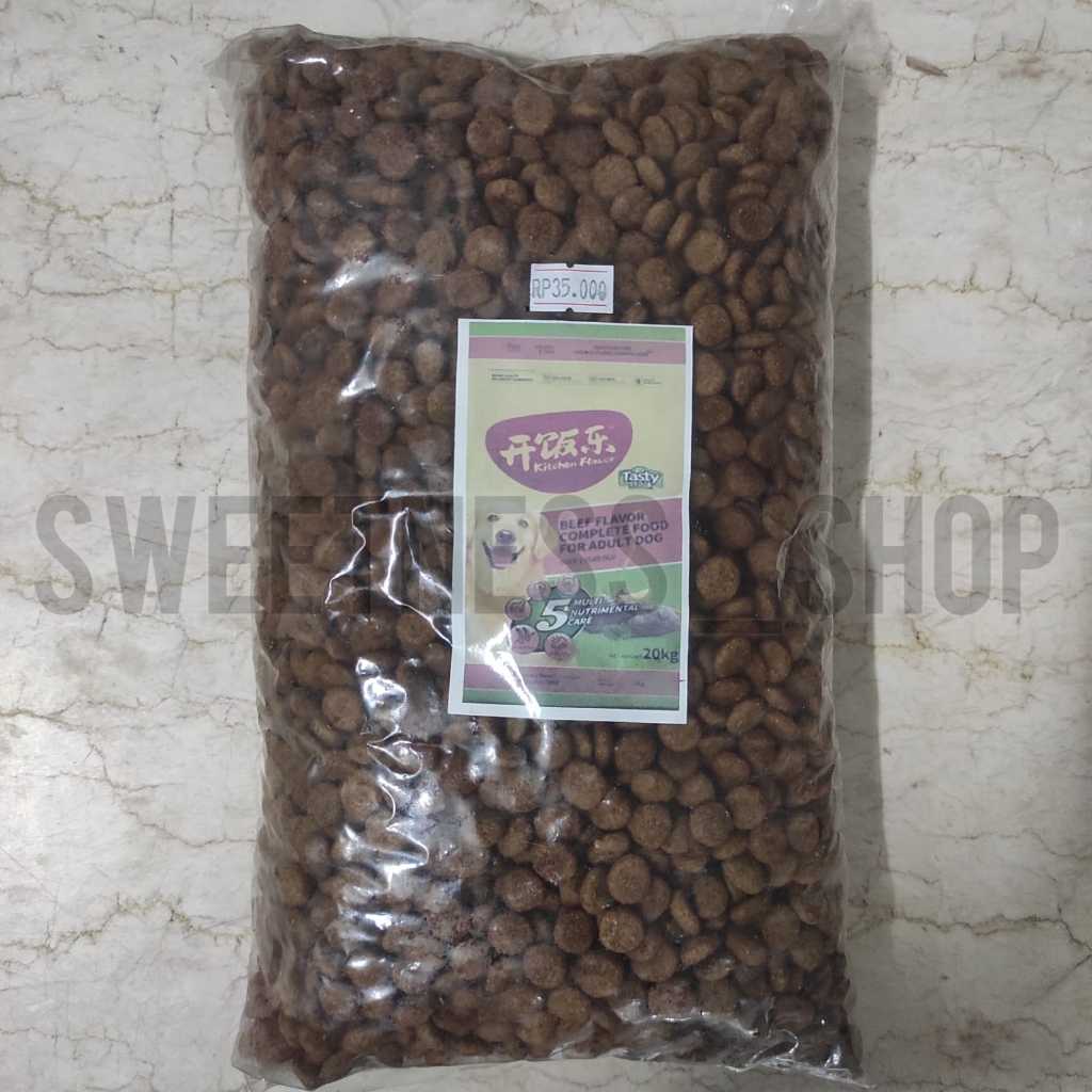 KITCHEN FLAVOR TASTY BEEF ADULT DOG FOOD REPACK 1 KG