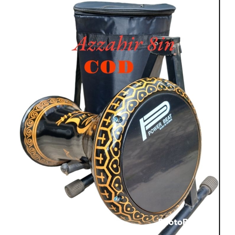 DARBUKA MOTIF 8IN AZZAHIR GRATIS TAS KUNCI