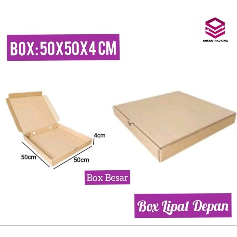 

Box 50x50x4cm "LD" /Kardus/Pizza Besar/Karton/Hampers/Pizza