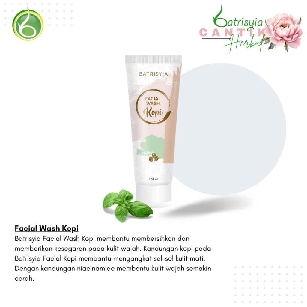 Batrisyia Facial Wash Kopi