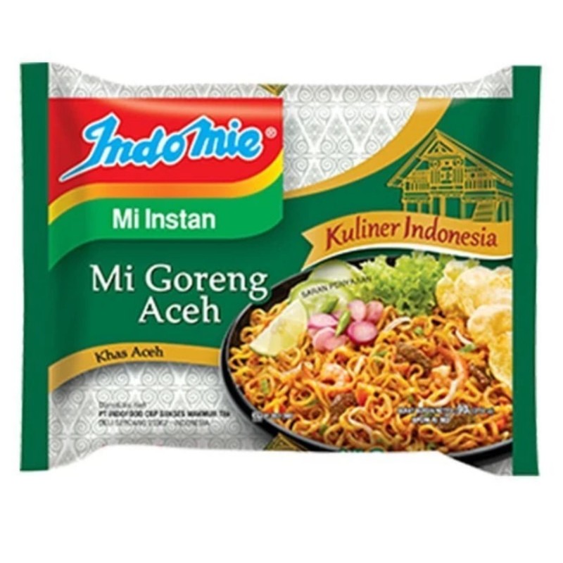 

Indomie Mi Instan Goreng Aceh 90G Indomie Aceh Fried Instant Noodles 90G