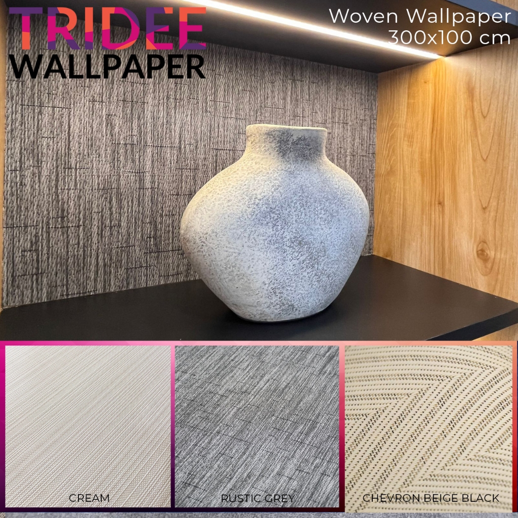 Woven Wallpaper | TRIDEE WALLPAPER