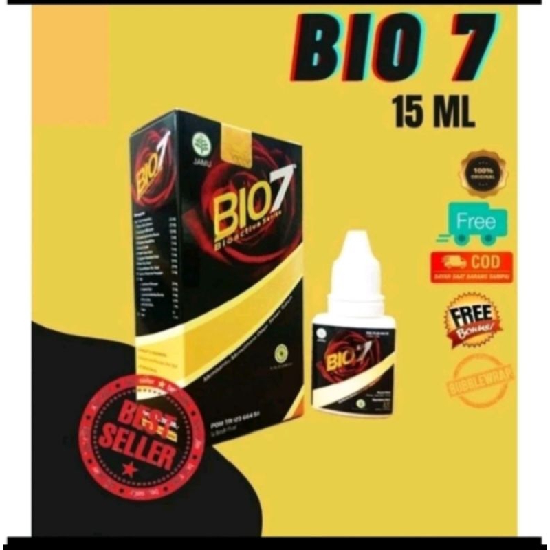 BIO7 JAMU TETES HERBAL, Original 100%