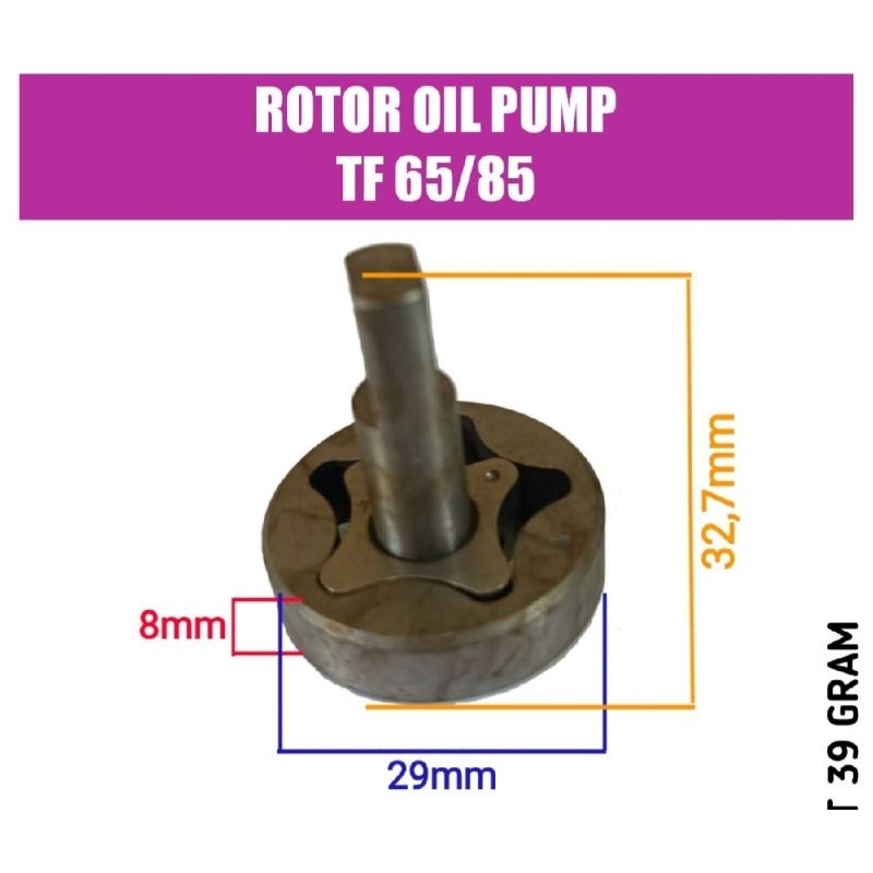 TF 85 ROTOR OLI PUMP MESIN DIESEL YANMAR