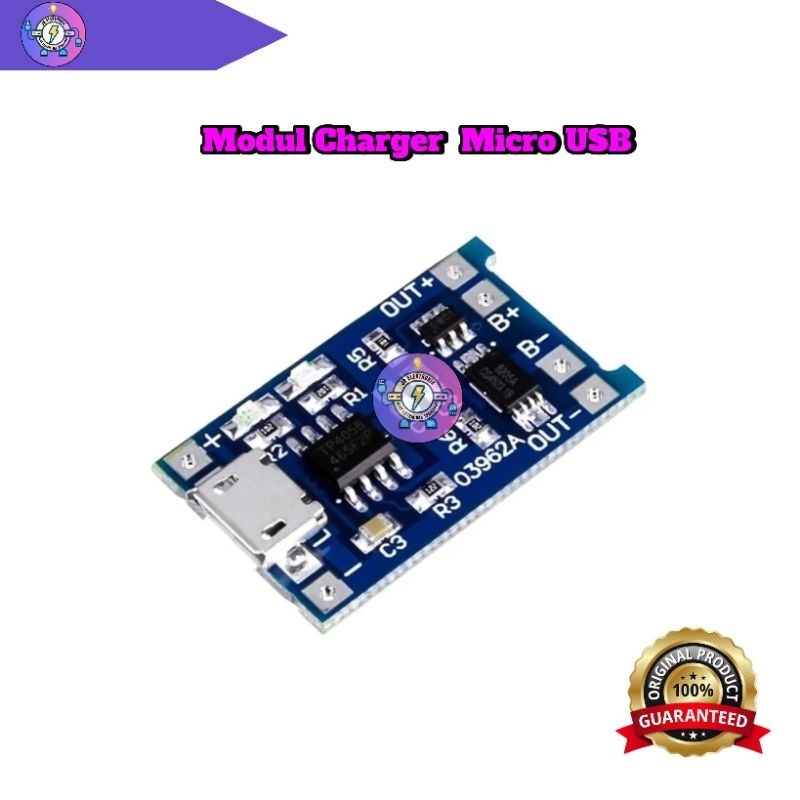TP4056 Modul Charger 18650 Micro USB