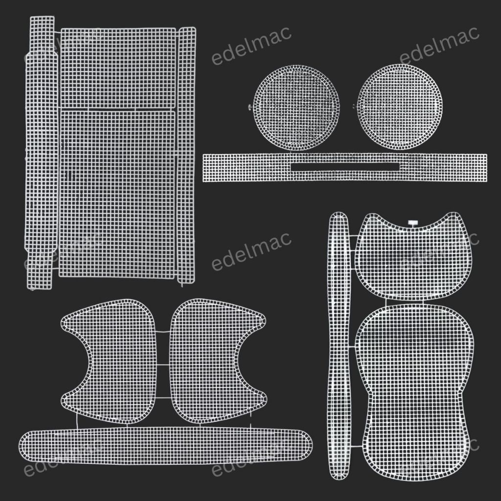 Kanvas Jaring Tas Plastik Bag Handbag Mesh Plastic Canvas Purse Clutch Cross Stitch Handmade Kerajin