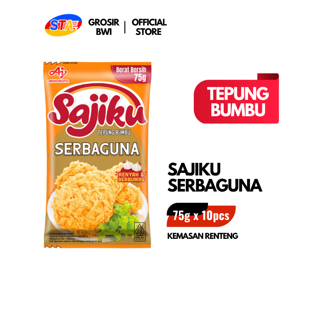 

[BWI] SAJIKU SERBAGUNA 75G | TEPUNG BUMBU RENTENG