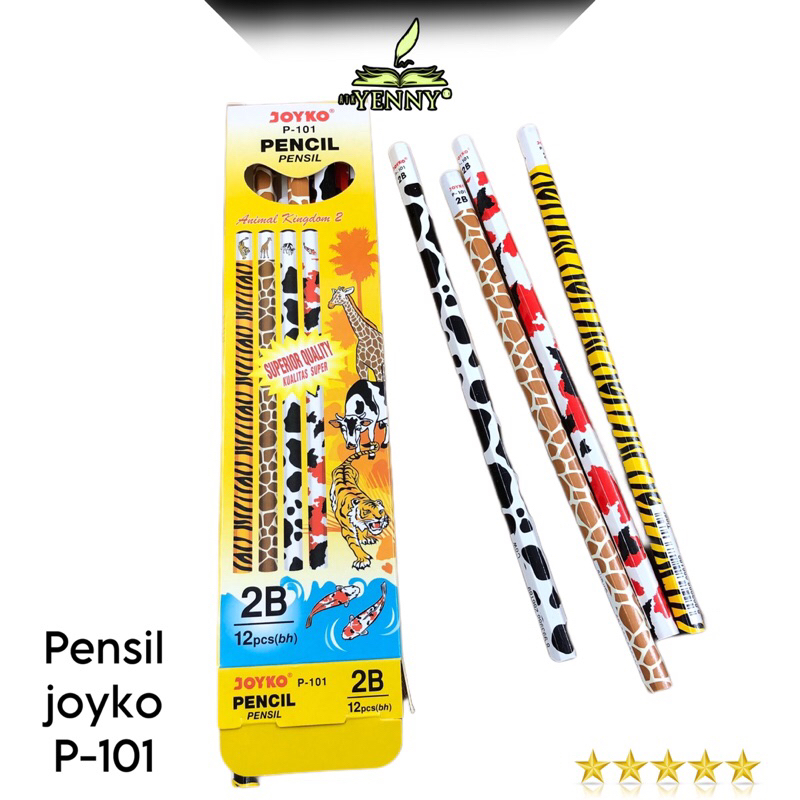 

Pensil Joyko P-101 2B Motiv Animal Kingdom