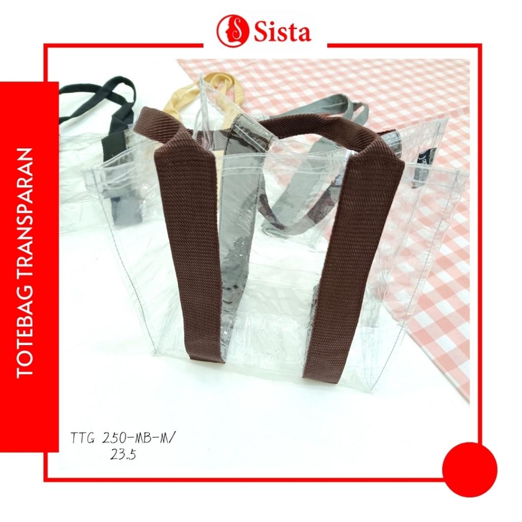 Totebag PVC Tas Bening Goodie Bag Transparan