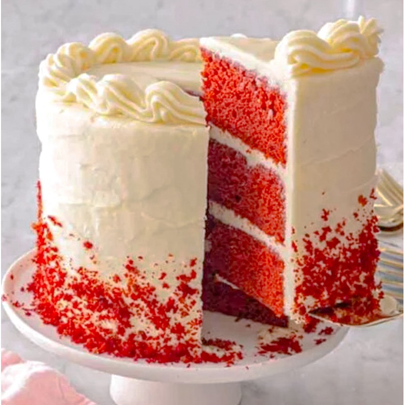 

Classic Cake 16cm Red Velvet Black Forest Rainbow Cake Premium