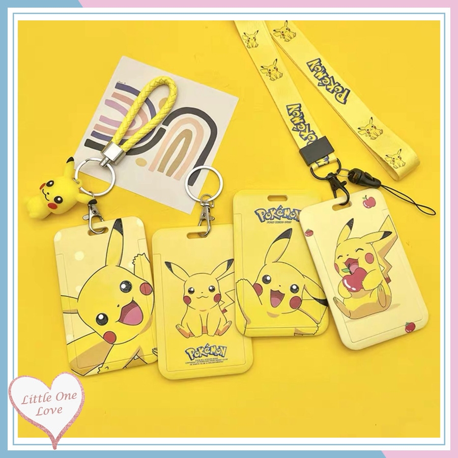 

Pokemon ID card Photocard Photo holder with strap