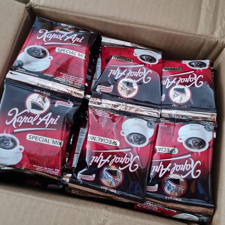 

KOPI KAPAL API SPESIAL MIX 1 RENCENG ( 10 pcs )