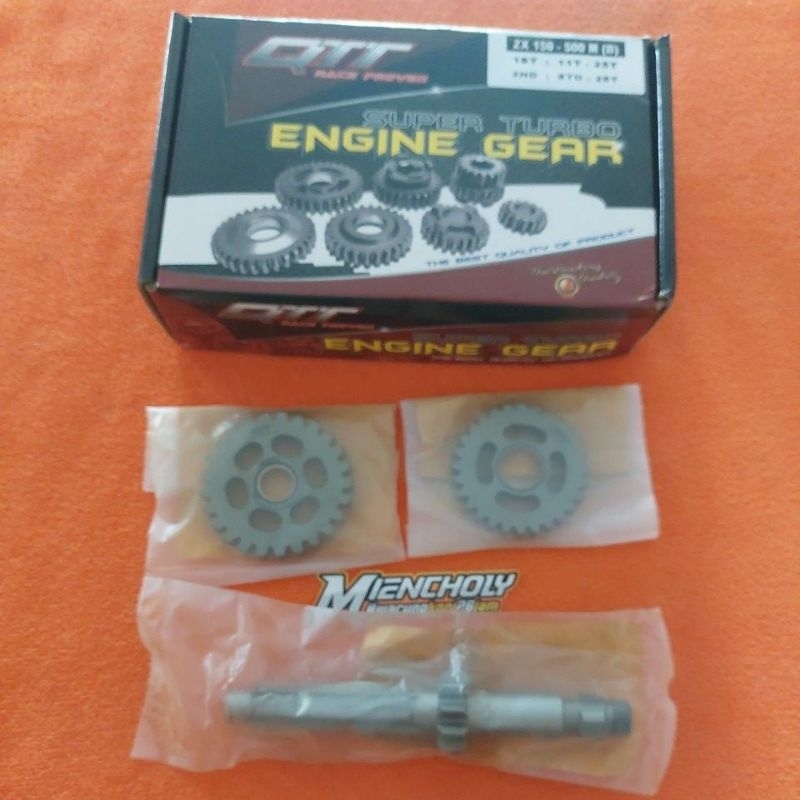 GEARBOX RASIO NINJA 500 METER B QTT RACING GIRBOX NINJA 500M