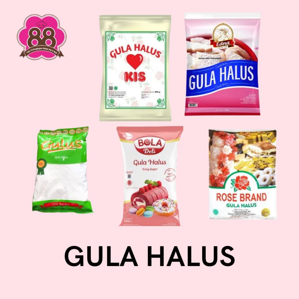 

GULA HALUS ALL MERK //KIS//GULUS//BOLA DELI//ROSEBRAND//EDNA 500GR