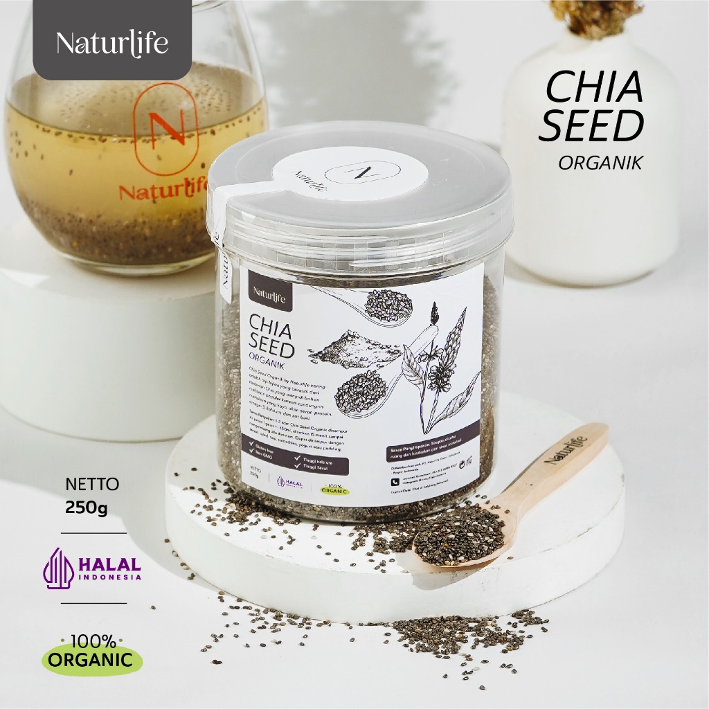 

CHIA SEEDS 250G / CHIA SEEDS ORGANIC / CHIA SEEDS UNTUK DIET / CHIASEEDS BOTOL / CHIA SEED FRESHLY / CHIA SEED PREMIUM / CHIASED ORGANIK NATURLIFE NUTRILOGY OFFICIAL BEORGANIK NUTRIFARM DARI BUMI / / CHIA SEEDS ORGANIC 500 GRAM / CHIA SEED 1000 GRAM / CHI