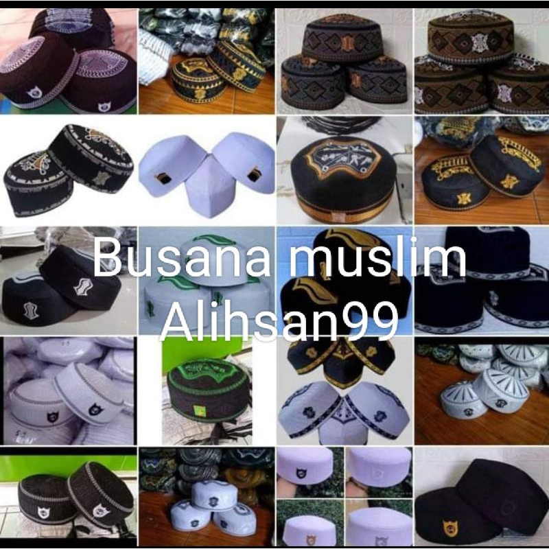 AL IHSAN(( [ COD ] PECI KOPIAH TARUMPAH BORDIR MALAYSIA KW