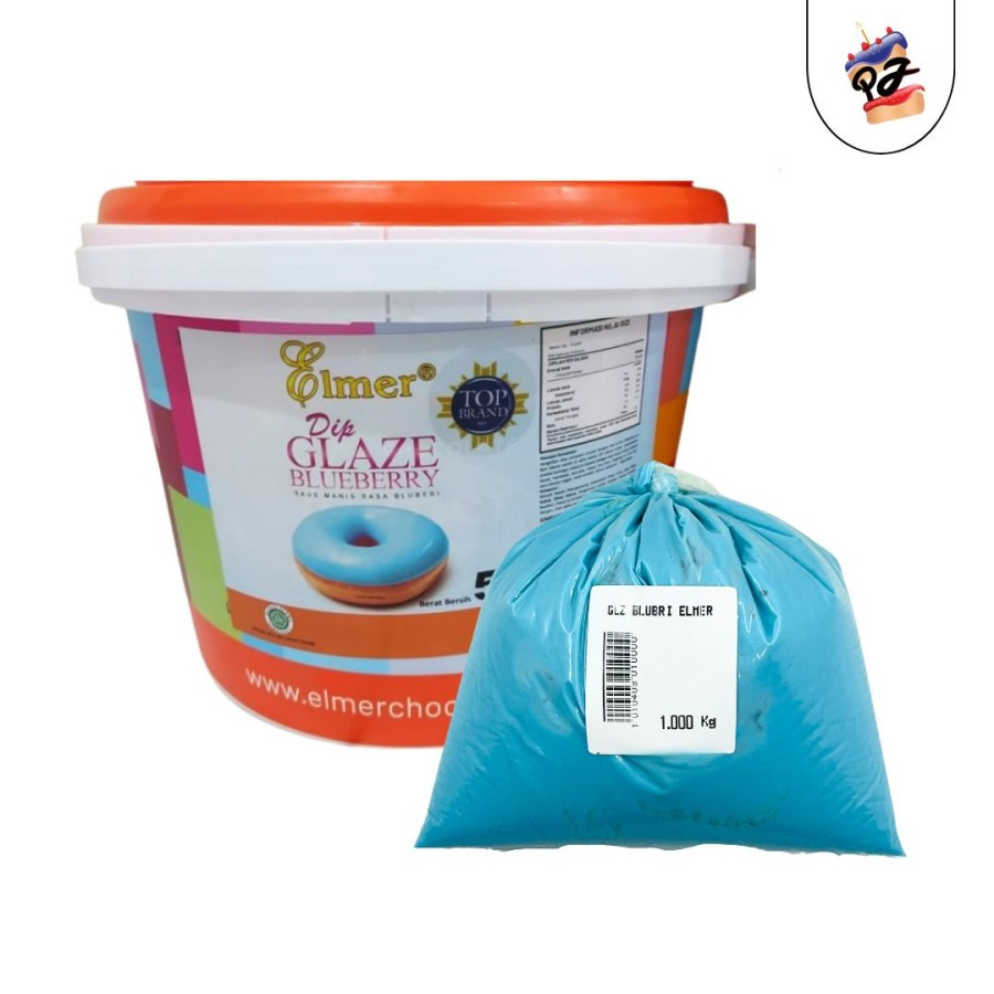 

GLAZE ELMER BLUEBERI KEMASAN CURAH 1 KG