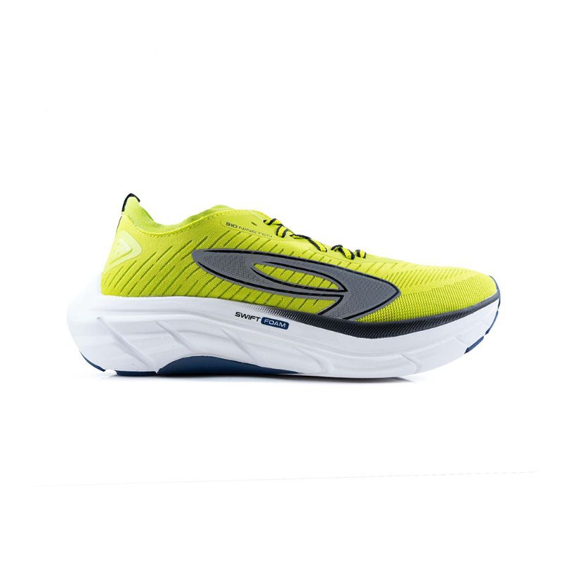 910 nineten Sepatu lari /Running original HIROSHI RN-LITE - HIJAU NEON PUTIH BIRU /910 NINETEN SEPAT