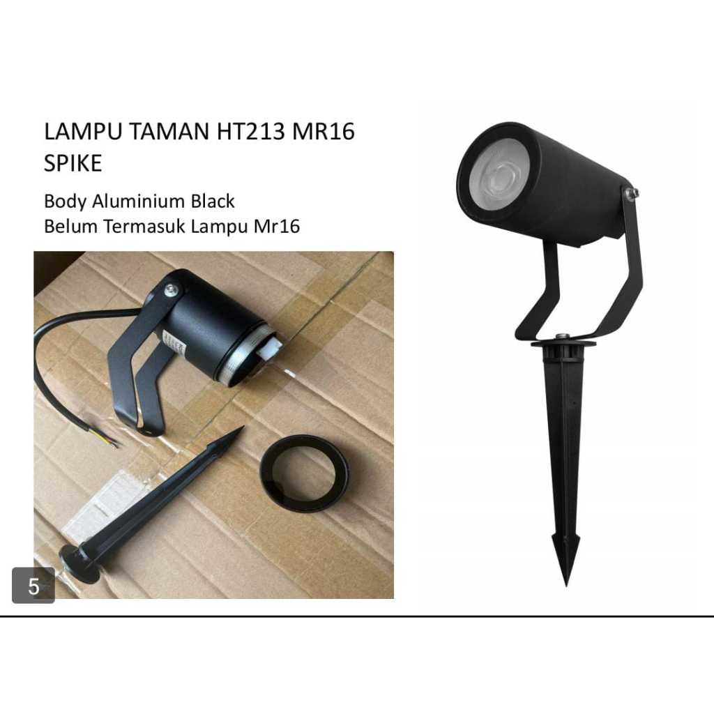 LAMPU TAMAN HOYT - MR16 - HT-213