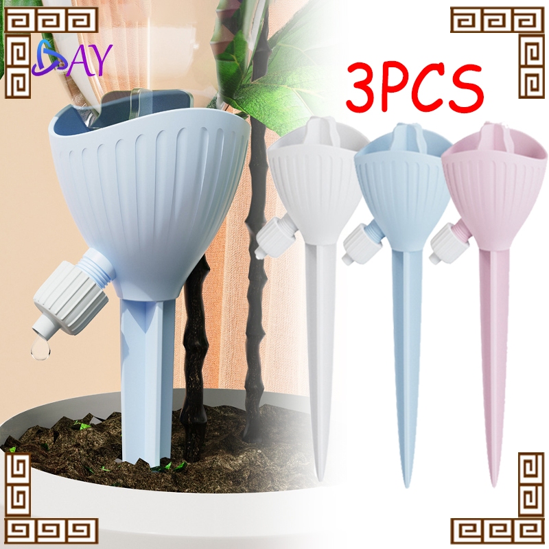 3pcs Irigasi Tetes Otomatis Alat Siram Tanaman Otomatis Alat Irigasi Drip Botol Air Mineral Drip Tet
