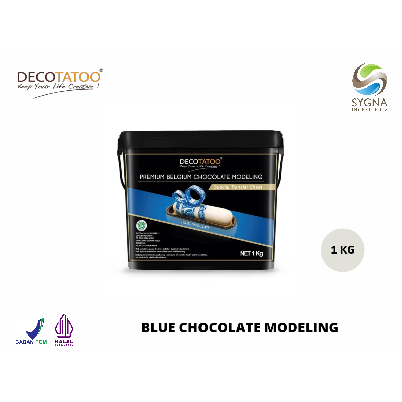 

Decotatoo Chocolate Modeling - Blue Chocolate Modeling