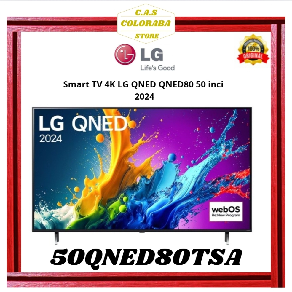 TV LG 50QNED80TSA SMART TV 50 INCH LED 4K UHD 50QNED80 50QNED QNED80TSA SMART TV LG 50 INCH