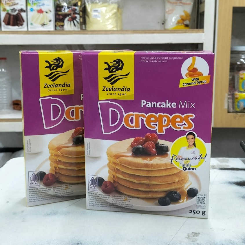 

Zeelandia D'Creepes Pancake Mix Original 250gr Tepung Pancake - Free Sirup Caramel