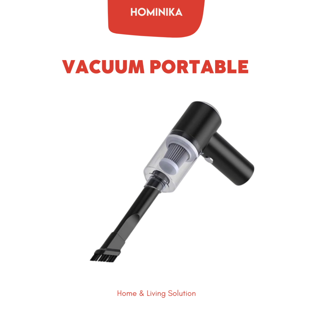 Mini Vacuum Cleaner HMN80 Penyedot Debu Fakum Vacum Vakum Kecil Mini 2in1 Home & Car Rumah