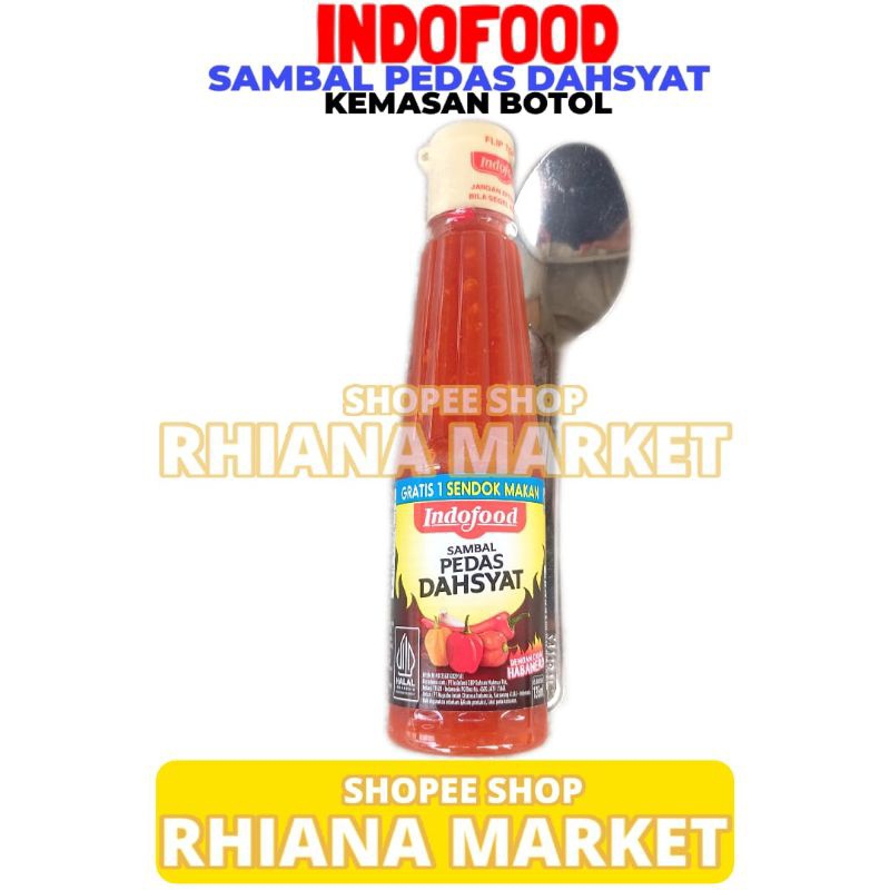 

Sambal Pedas Dahsyat Indofood 135ml Kemasan Botol