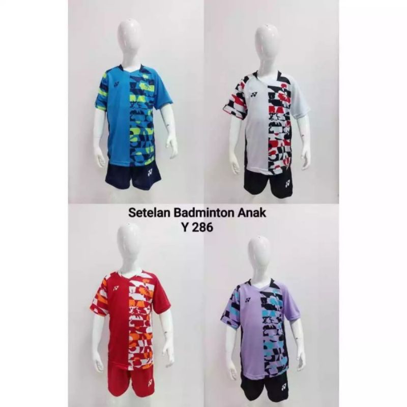 Setelan baju badminton anak STY286/baju badminton anak laki laki dan perempuan 2024