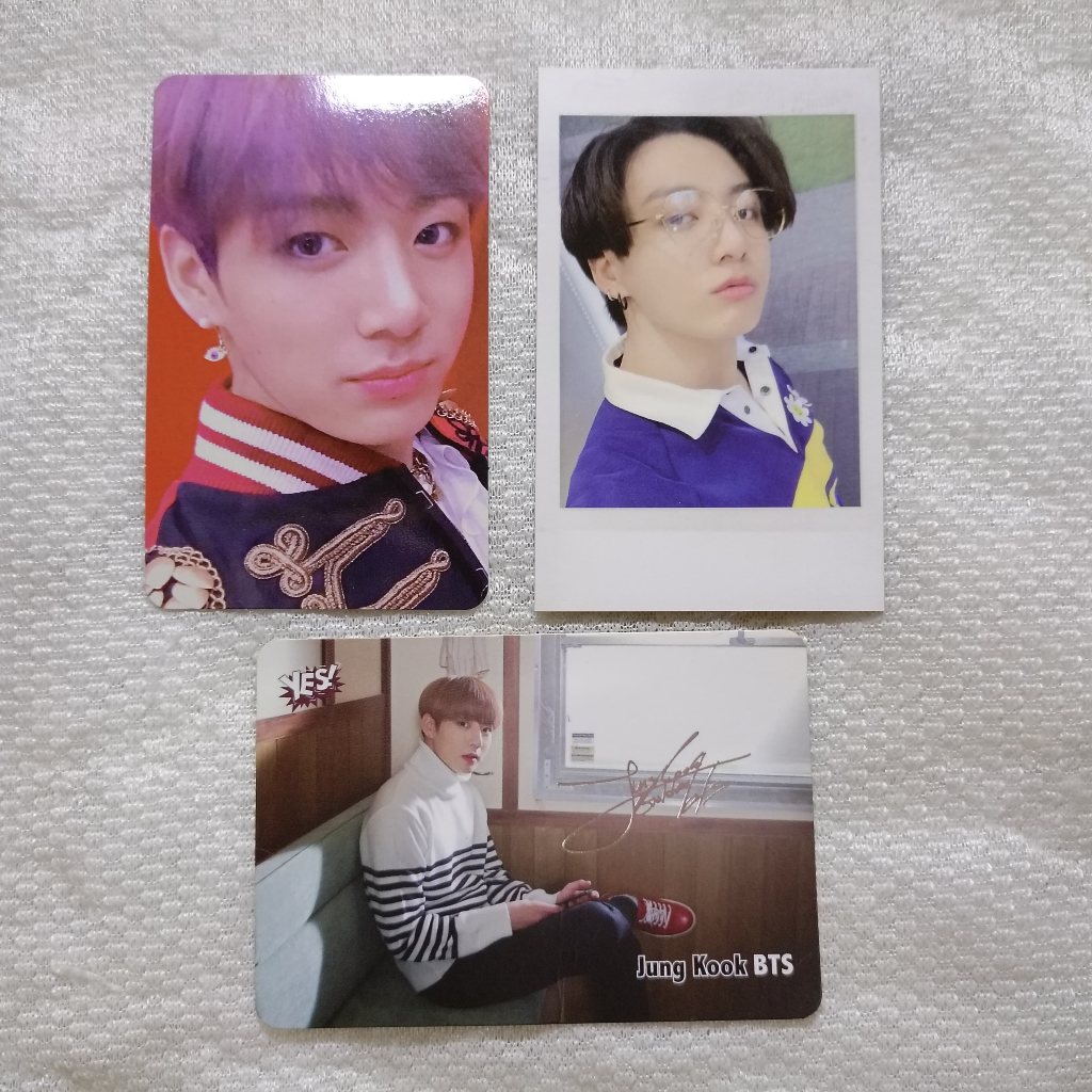 Photocard Jungkook BTS Official Answer S Fullset include Album