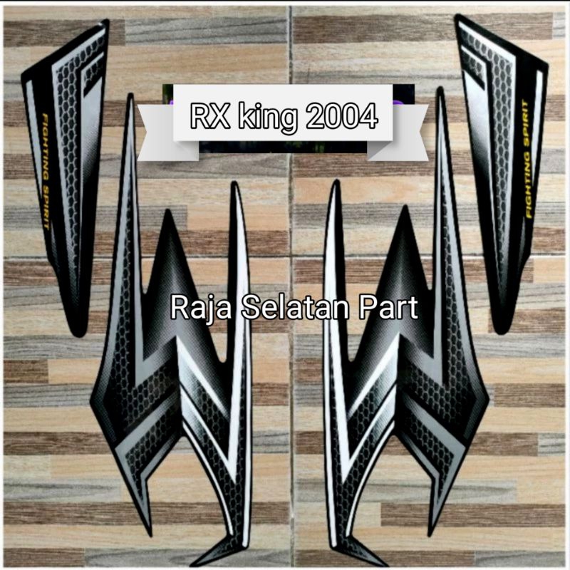 lis stripping stiker RX king 2004 hitam