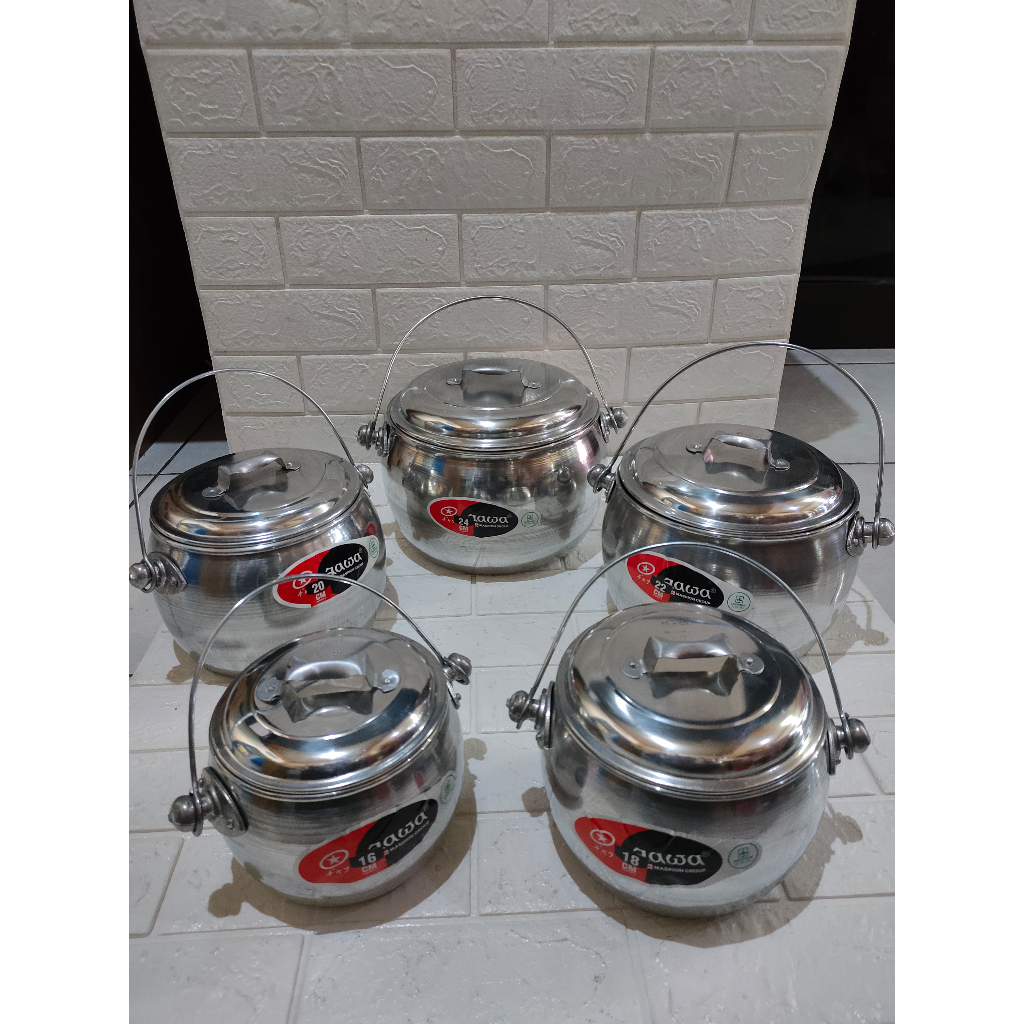 PERIUK ALUMUNIUM / PERIUK JAWA MASPION / PANCI PENANAK NASI / PANCI LIWET