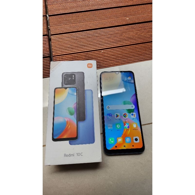 Xiaomi Redmi 10C Ram 4/128 blue ocean seken original