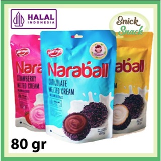 

Naraya Naraball Wafer Ball Melted Cream Original Chocolate Strawberry 80 gr Narabal