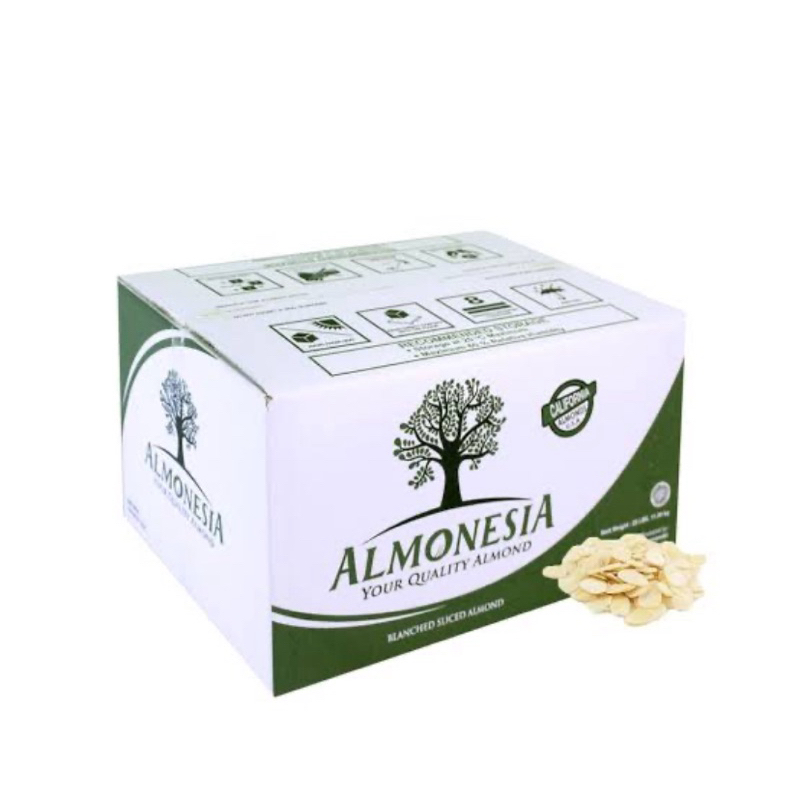 

KACANG ALMOND SLICE ALMONESIA 500gr , 1000 gr