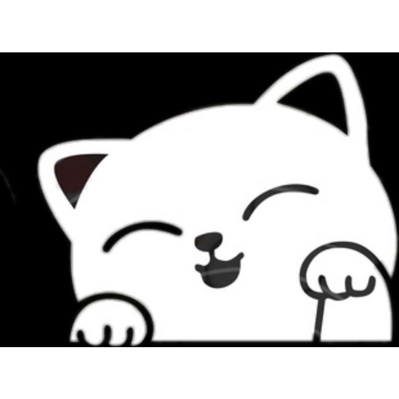 

Cutting Sticker gambar kucing