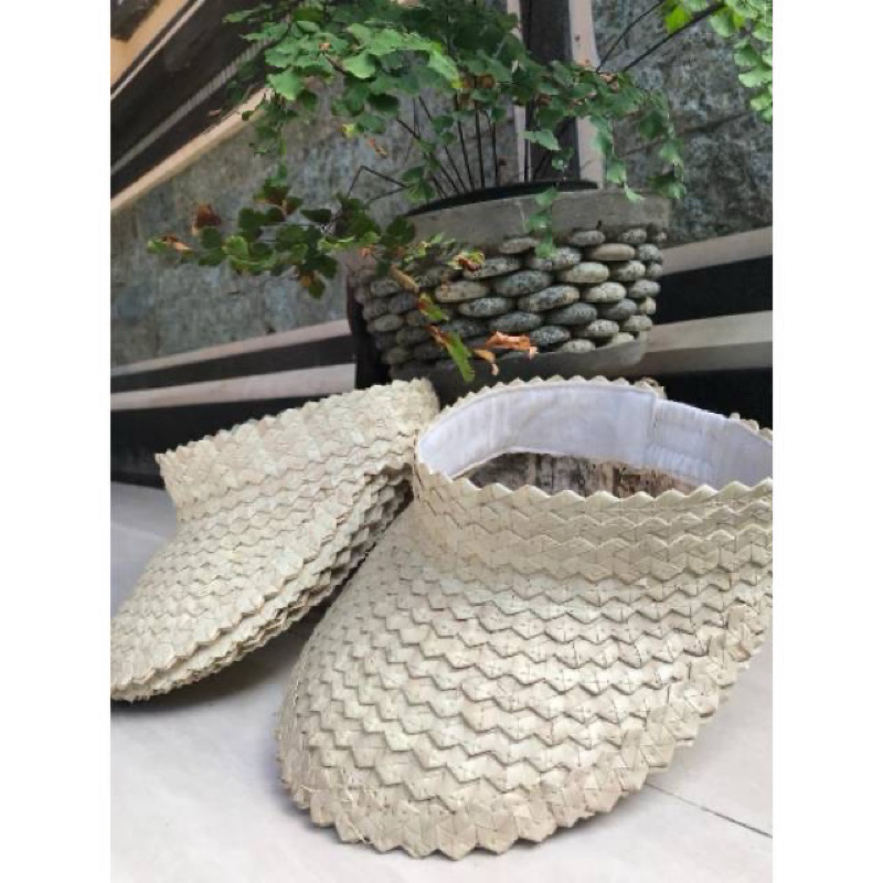 Topi Anyam Lontar / Hat pandan / Topi Golf Bali / Topi Pantai
