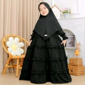 gamis syari anak usia3-17tahun/gamis terlaris/gamis anak terbaru kekinian/gamis anak remaja tanggung