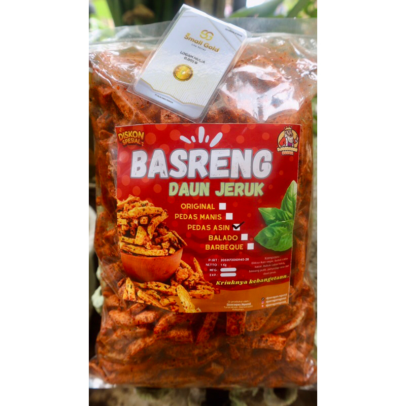 

[PROMO SULTAN] BASRENG DAUN JERUK 1KG FREE LOGAM MULIA