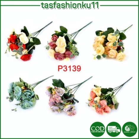 Cuma hari ini TF11 COD P3139  1KG BISA 28 PCS  BUNGA BUKET BUNGA DEKORASI DAN TANAMAN ARTIFISIAL PES