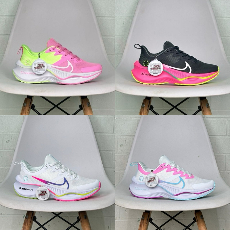 Sepatu ZoomX Smile Pink Volt White