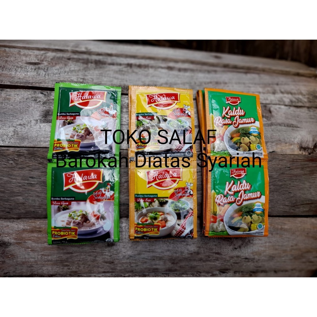 

Bumbu Serbaguna Food Vegan HALAWA JAMUR per SACHET