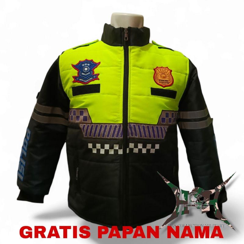 JAKET PRIA POLISI LALU LINTAS JAKET POLANTAS ROMPI POLISI ROMPI LANTAS